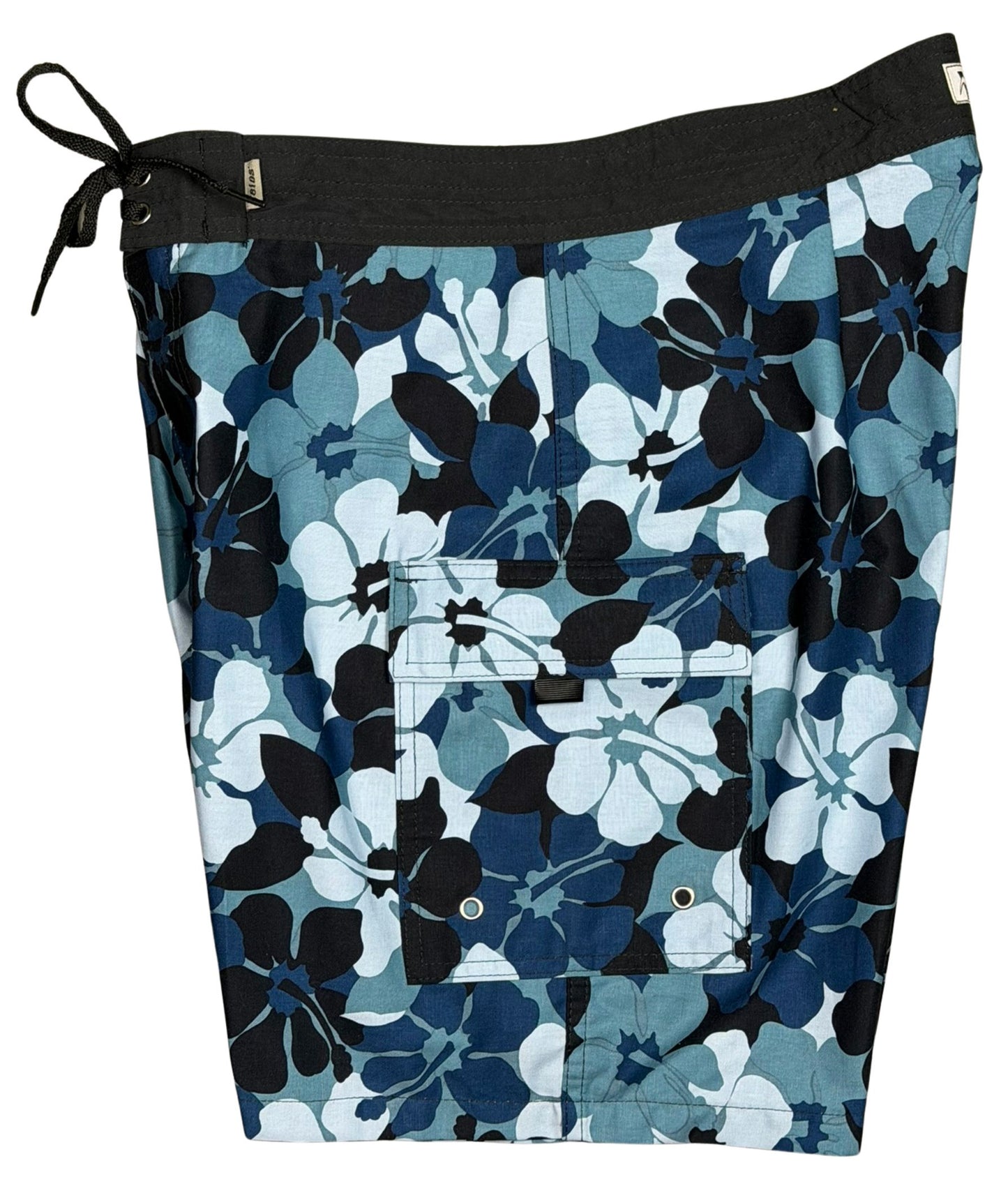 Down By the Sea | 100% Natural Cotton | M's NON-Elastic Waist Board Shorts | 3 Lengths