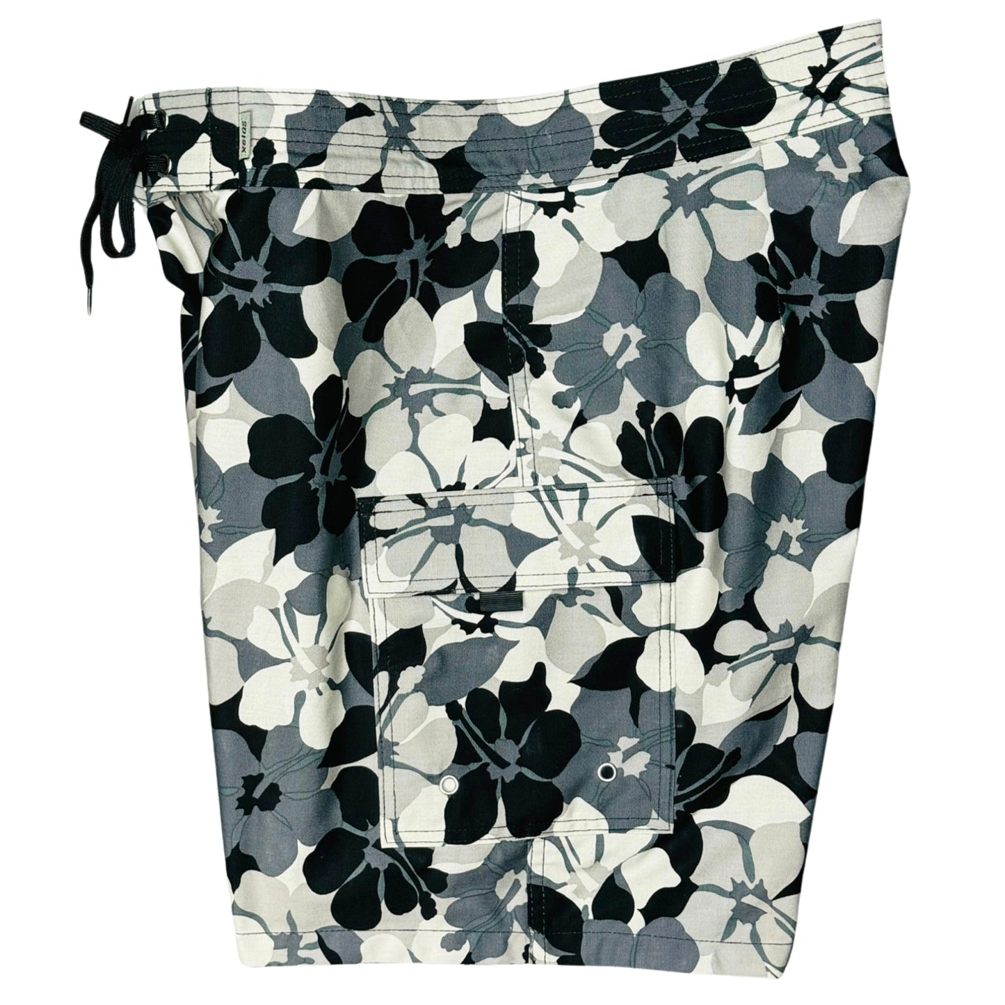 Down By the Sea | 100% Natural Cotton | M's NON-Elastic Waist Board Shorts | 3 Lengths