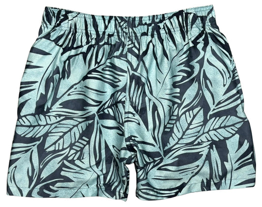 Ombre Coast UNLINED | 100% Natural Cotton | M's ELASTIC Waist Swim Trunks | 3 Lengths